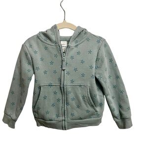Carters Baby Floral Zip-Up Fleece Hoodie